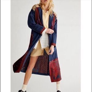 Free People Indigo Dreams Jacket